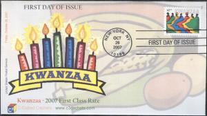 #4220 Kwanzaa C-Cubed FDC
