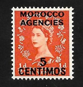 Great Britain - Morocco Agencies 1954 - MNH - Scott #105