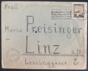 1946 Salzburg Austria War Criminal Prison Camp Marcus Cover Theodor Preisinger B