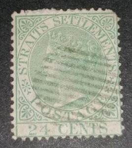 Straits Settlements 24c 1867