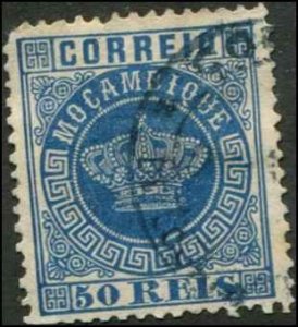 Portuguese Mozambique SC# 11 Portugese Crown 50r Used perf 12-1/2