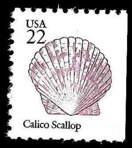 # 2120 MINT NEVER HINGED CALICO SCALLOP