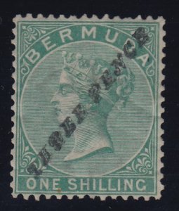 Bermuda Sc 12a (SG 13b), MHR, w/ 1969 RPS cert