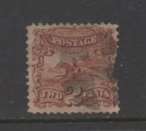 SCOTT # 113  used   Damaged catalog $75