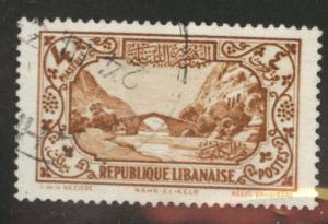 LEBANON Scott 125 used 1930 stamp