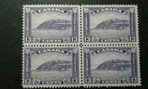 Canada #201 MNH block e208 10744