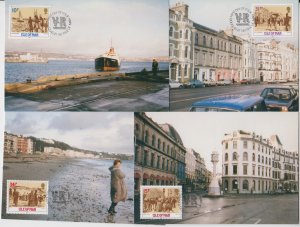 Isle Of Man 1987 -  Victorian Scenes Set Of 6 Maxicards