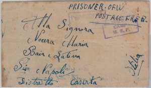 51104 - EEGYPT - POSTAL HISTORY: letter from Italian PRISONER OF WAR camp 308-