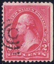 2 cent carmine Washington 1894 Ty III  SC252