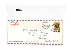 British Solomon Islands Yandina GB Airmail Cover {samwells-covers}PTS 1977 HH210