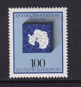 Germany  #1362  MNH 1981 anniversary Antarctic Treaty