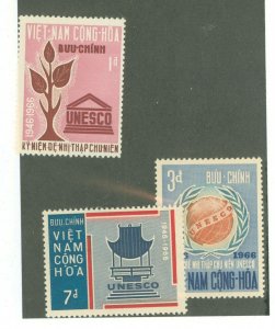 Vietnam/North (Democratic Republic) #298-300 Mint (NH)