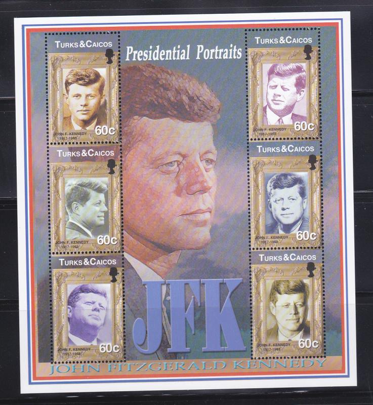 Turks and Caicos Islands 1383 MNH John F Kennedy