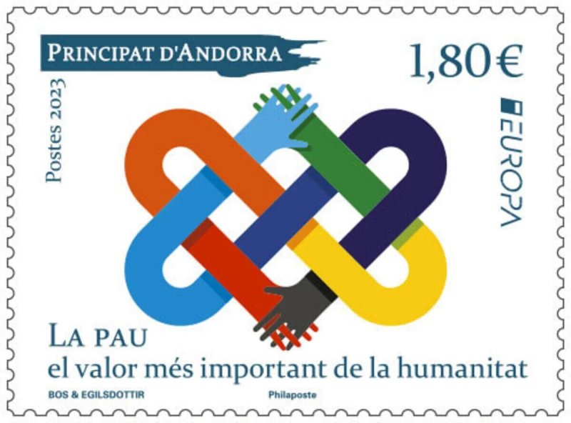 2023 Fr Andorra Peace - Europa Issue  (Scott NA) MNH