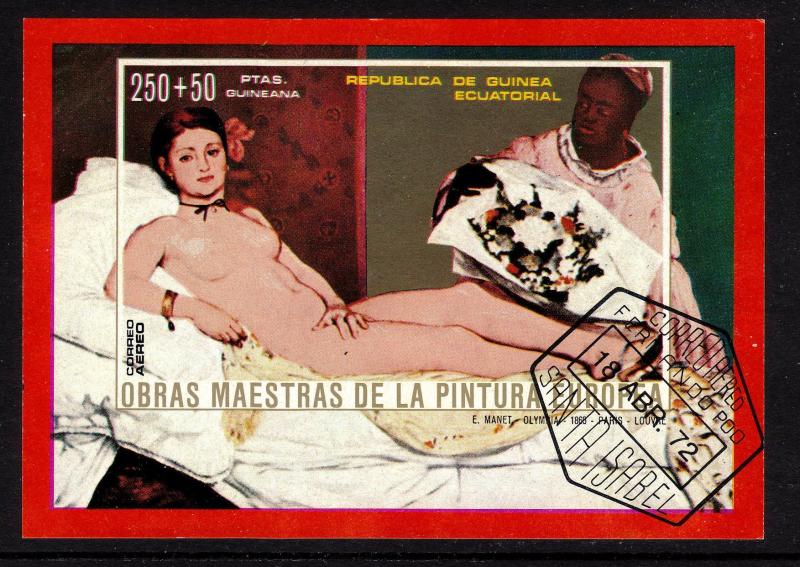 Equatorial Guinea Art/Nude 2  - MNH - Souvenir sheet