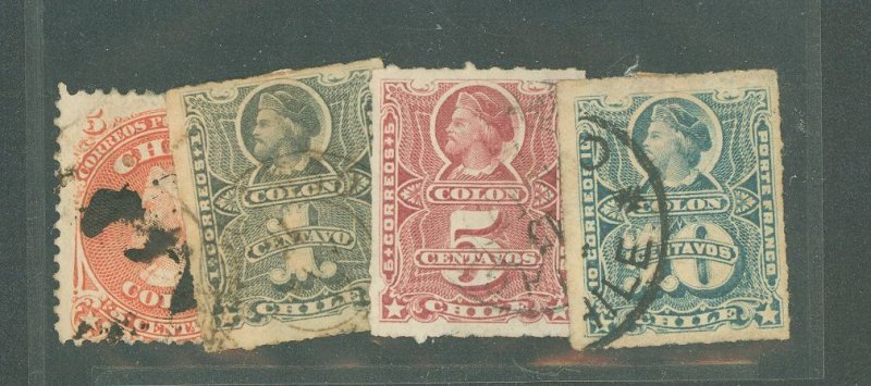 Chile #17/20/22-3 Used Multiple