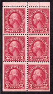 634d Mint,OG,NH... Booklet Pane... SCV $2.50