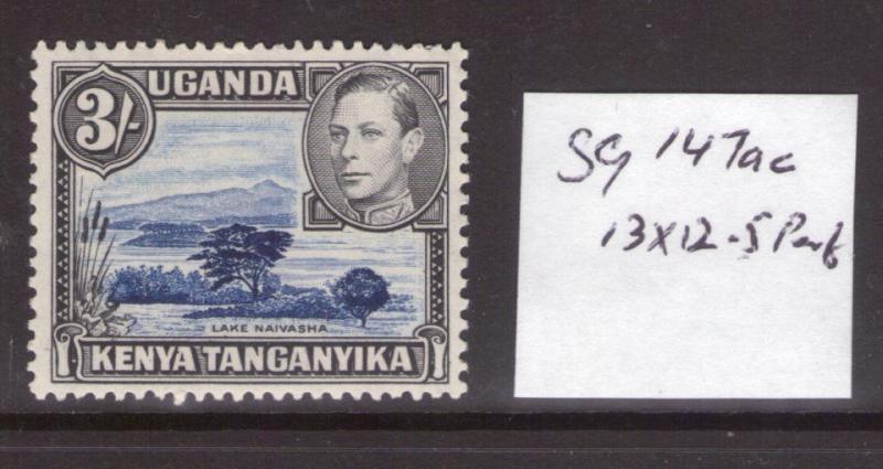 Kenya George VI 3/- SG147ac perf 13 x 12.50 lightly hinged.