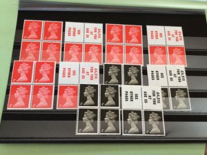 Great Britain machin booklet panes  mint never hinged stamps Ref A8690