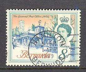 BERMUDA Sc# 181a USED FVF General Post Office 8p