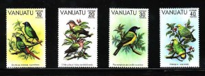Vanuatu-Sc#300-3- id7-unused NH set-Birds-1981