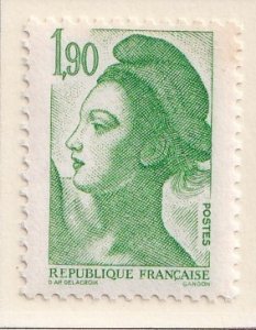 France  #1880  MNH  1986  Liberty  1.90fr