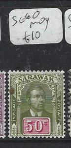 SARAWAK  (P2704B) BROOKE  50C  SG 60    MOG