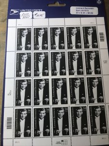 SCOTT #3521  MNH Sheet Of 20 Stamps (2000)NIP Leonard Bernstein