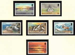 SOUTH GEORGIA 1999 Milennium; Scott 248-53, SG 306-11; MNH