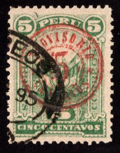 Peru Scott 129 Used.