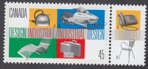 Canada - #1654 Industrial Design with Tab - MNH