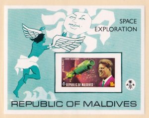 Maldives Souvenir Sheet #479, MNH OG,  CV $17.00