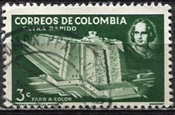 Colombia; 1958: Sc. # C306: Used Cpl. Set