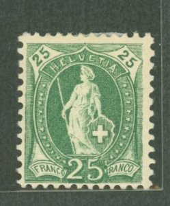 Switzerland #83a  Single