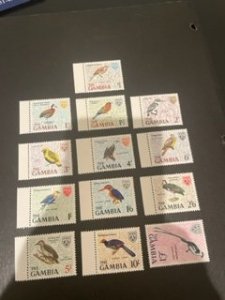 Gambia sc 215-227 MNH comp set