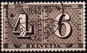 Switzerland. 1943 10c S.G.430 Fine Used