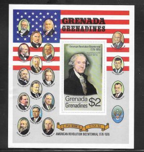 Grenada-Grenadines #99a MNH $2 US Bicentennial Souvenir Sheet (12484)