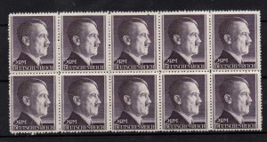 Germany 1942 2M Hitler MNH block SG800 WS36732