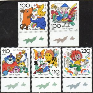 Germany Sc #B832-B836 MNH