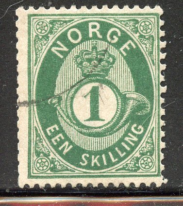 Norway # 16, Used.