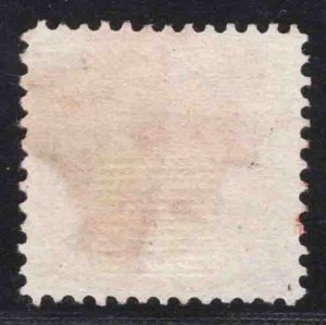 MOMEN: US STAMPS #113 RED CORK CANCEL USED VF+ LOT #79055