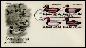 USA 2141a on Artcraft FDC - Duck Decoys