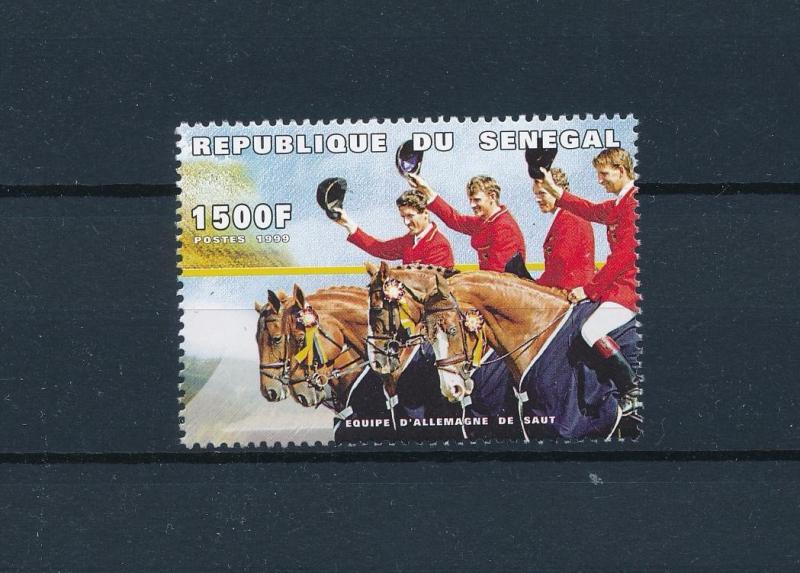 [57741] Senegal 1999 Horse Equestrian Team Germany MNH