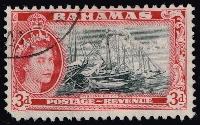 Bahamas #162 Fishing Fleet; Used (0.75)