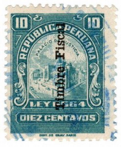 (I.B) Peru Revenue : Duty Stamp 10c