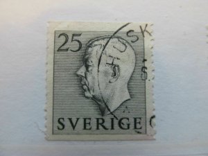 Sweden Suede Sverige Sweden 1951 25o perf 121⁄2 fine green used A13P43F255-