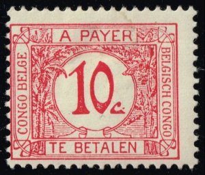 Belgian Congo #J2 Postage Due; Unused