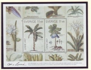 Sweden Sc 2561 2007  Botanical Illustrations stamp sheet mint NH