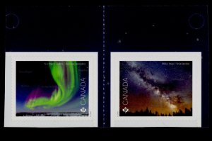 Canada 3103-4 gutter pair MNH Space, Royal Astronomical Society