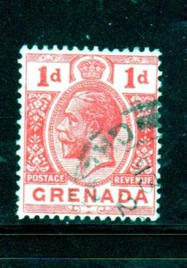 GRENADA #80 1913 1p KING GEORGE V F-VF USED b